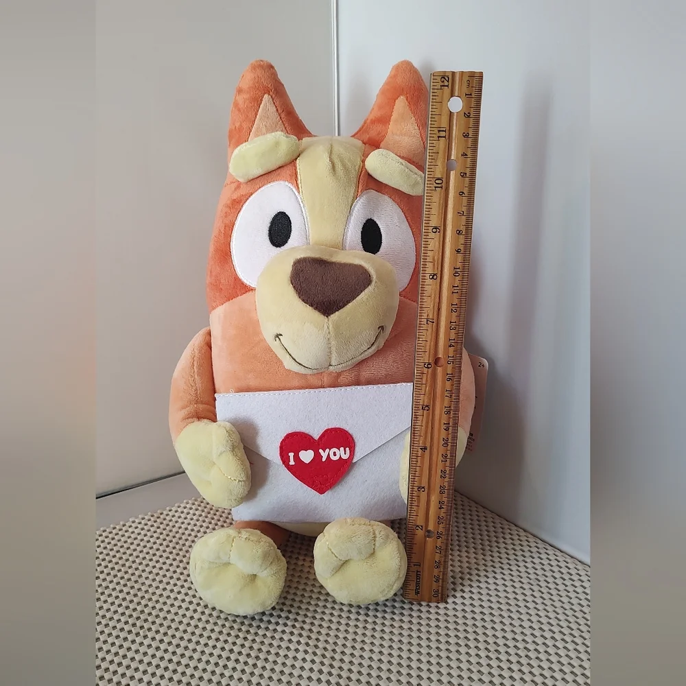 Bingo Valentine's Day Envelope Plush NWT Bingo Cartoon